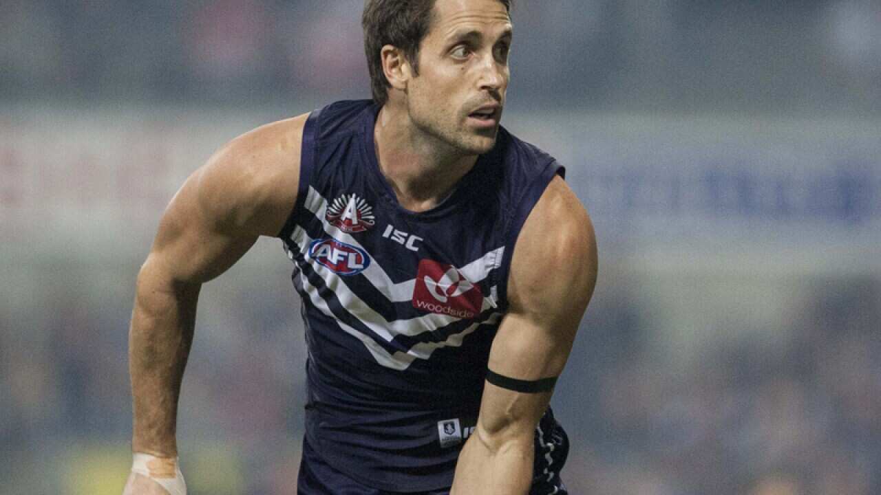 Luke McPharlin of the Fremantle Dockers.