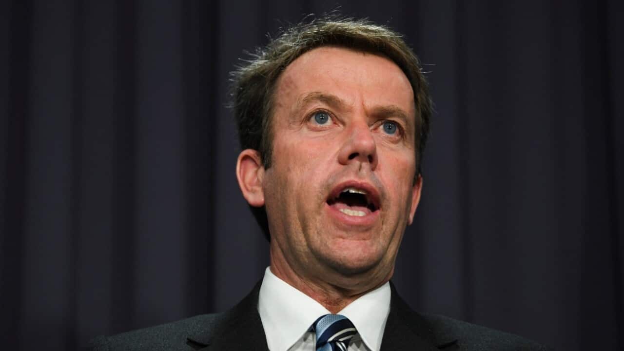 File image of Australian Social Services Minister Dan Tehan