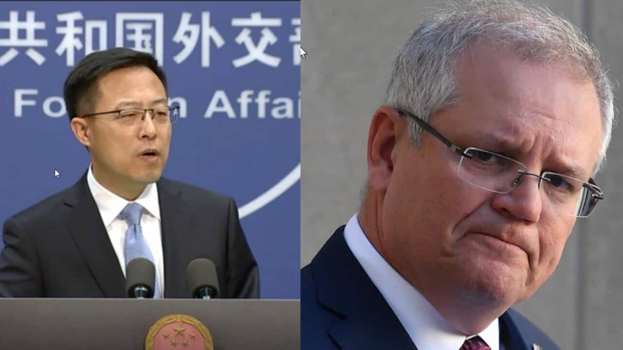 Chinese spokesman and Australian PM