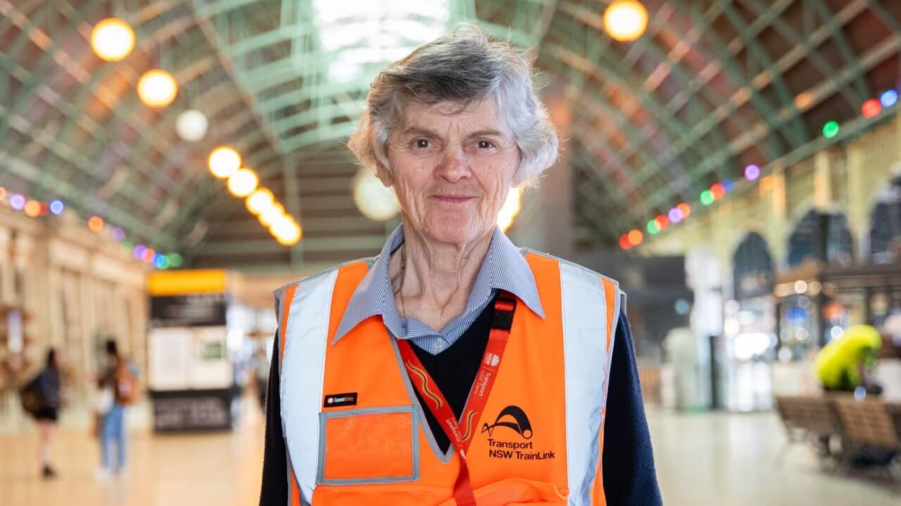 Vesela Grujoska at Sydney's Central Station (SBS-Sandra Fulloon).jpg