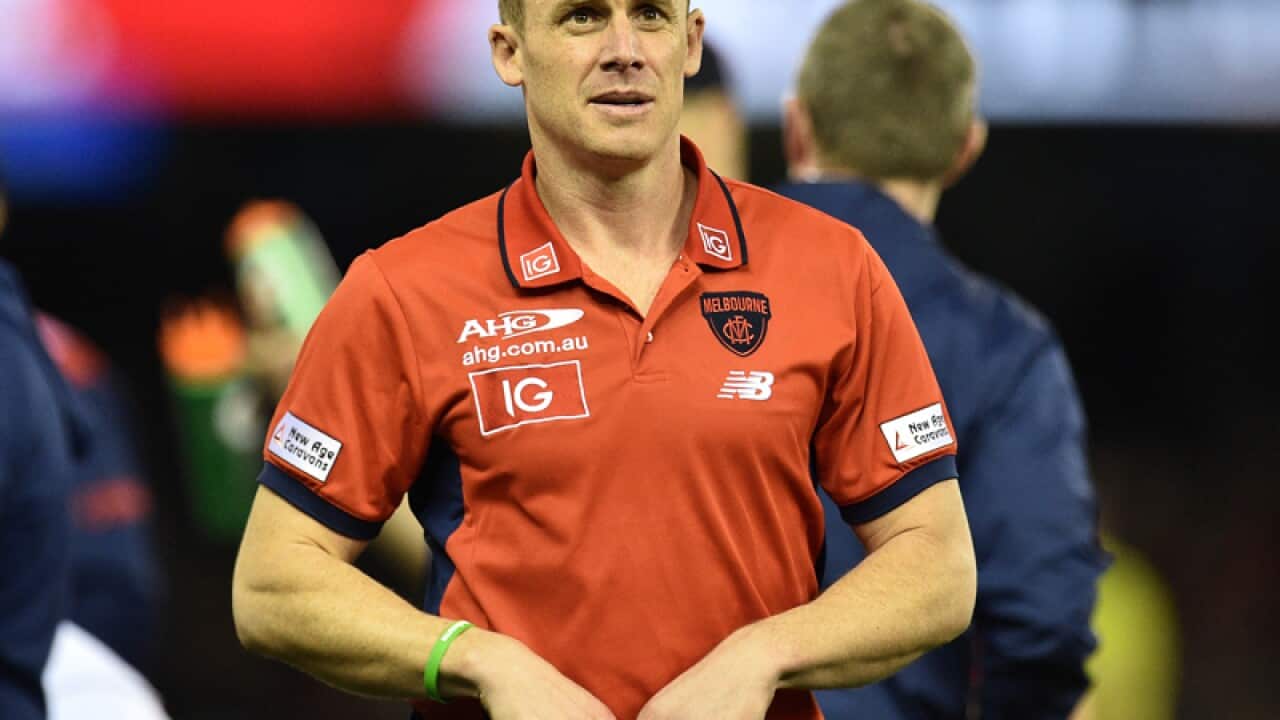 Melbourne Demons coach Simon Goodwin