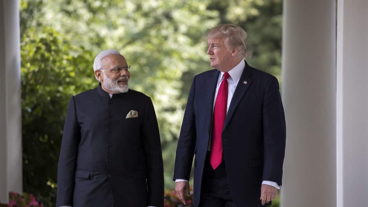 (FILE) USA INDIA TRADE DIPLOMACY
