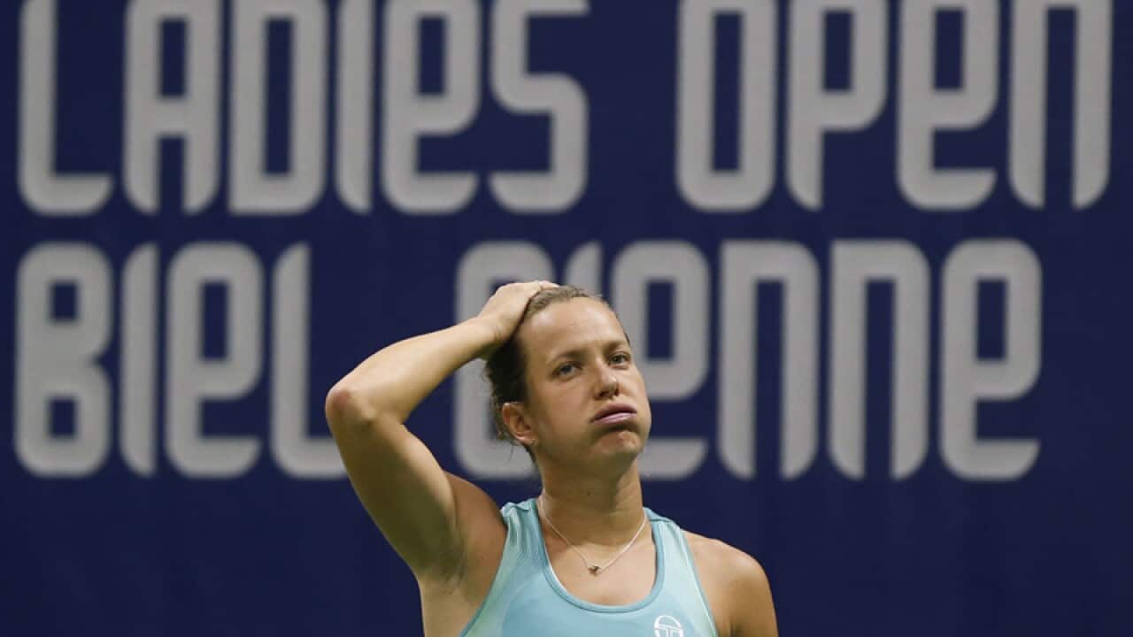 Barbora Strycova of Czech Republic