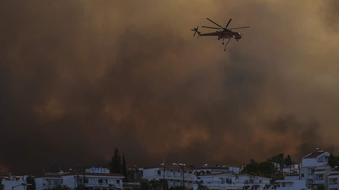 APTOPIX Greece Wildfires