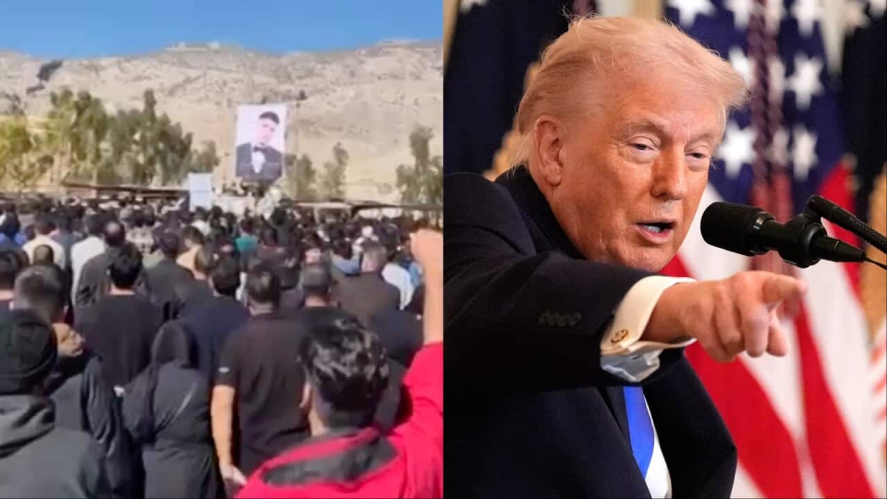 Iran would react ‘ferociously’ to US aggression, as student protests continue across the country Iran would react ‘ferociously’ to US aggression, as student protests continue across the country
