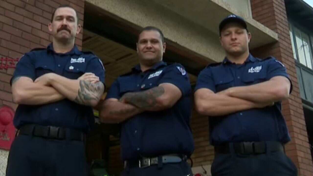 Steve Dingle, Lance Tighe and Blake Mans