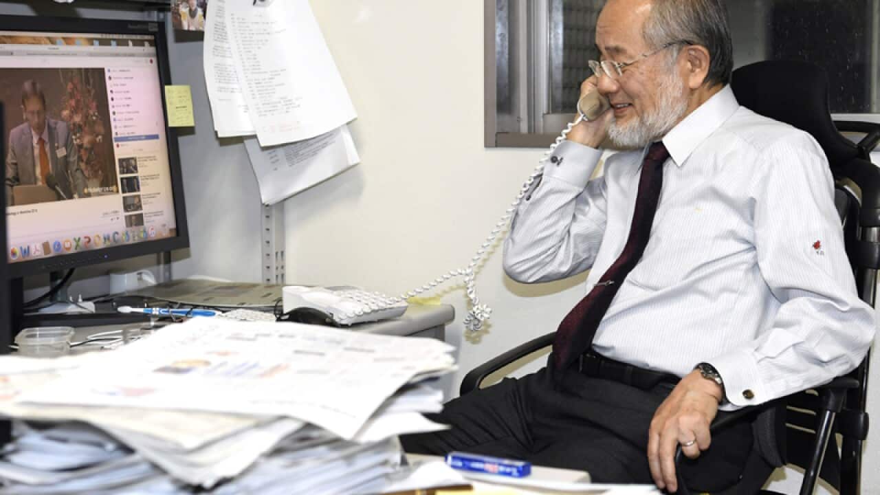 Japanese scientist Yoshinori Ohsumi