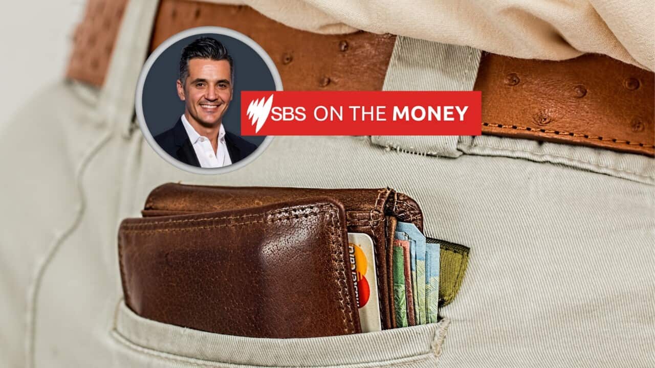 On the Money graphic with wallet showing cash in pocket.