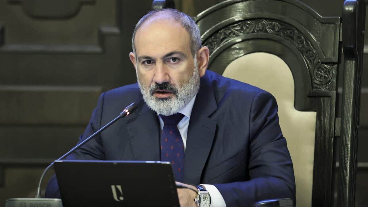 Armenian Prime Minister Nikol Pashinyan (AAP)