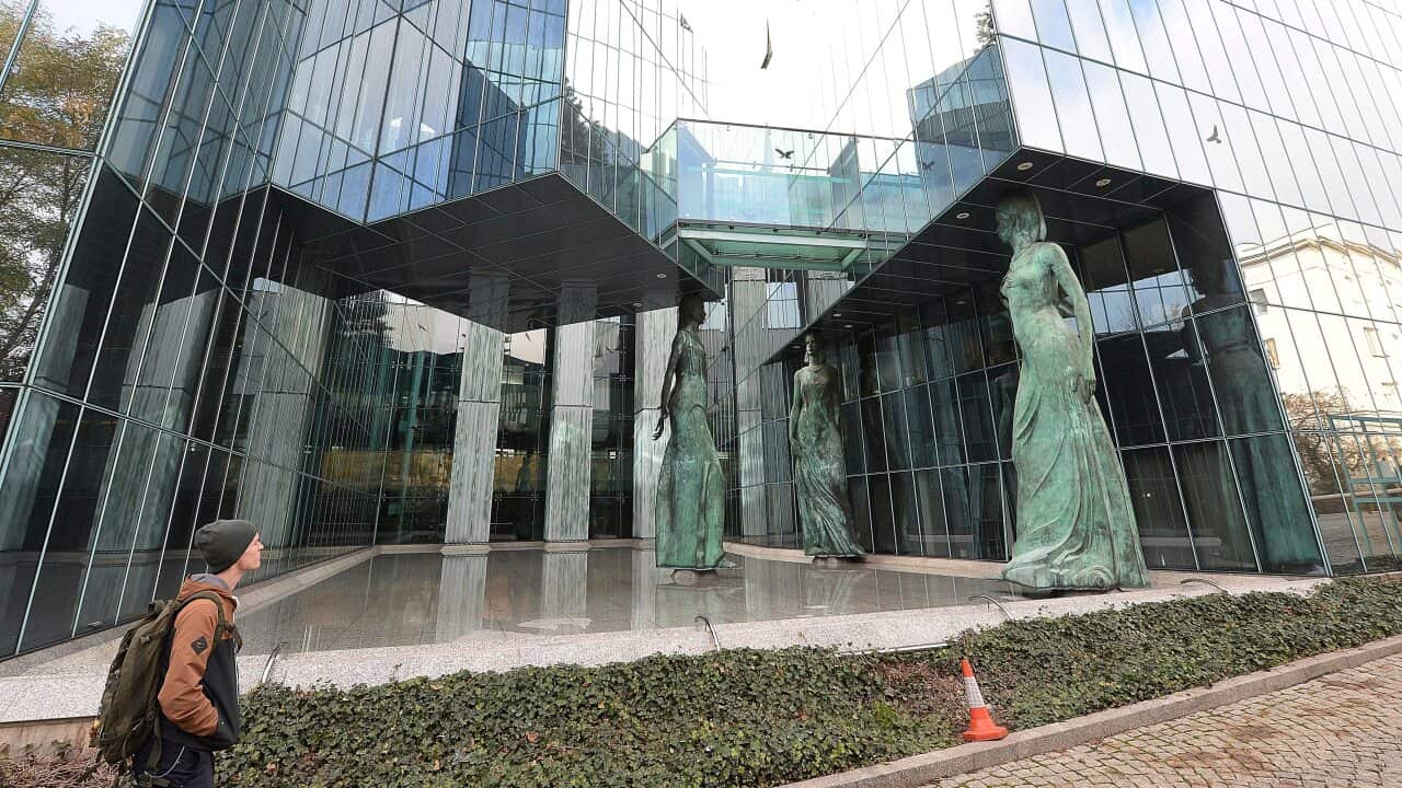Poland's Supreme Court building in Warsaw, Poland.