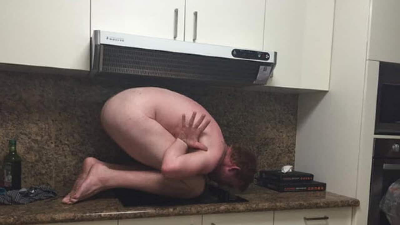 Kiwis take off clothes and curl up in bizarre social media stunt