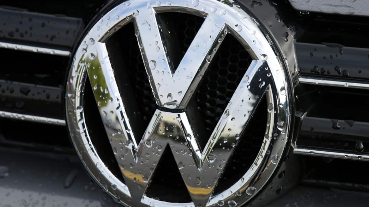 A Volkswagen logo