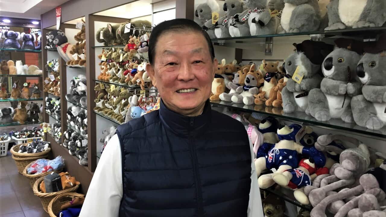 William Poh in his Chinatown store in Sydney
