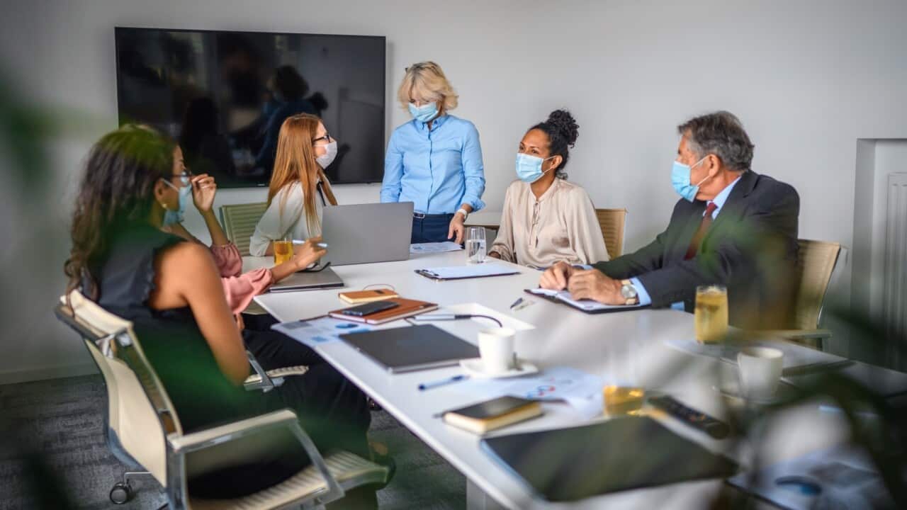 Meeting on mask