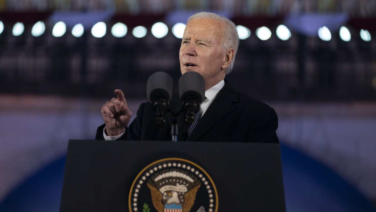 Joe Biden says Ukraine ‘stands strong’ after Vladimir Putin suspends Russia’s role in nuclear treaty Joe Biden says Ukraine ‘stands strong’ after Vladimir Putin suspends Russia’s role in nuclear treaty