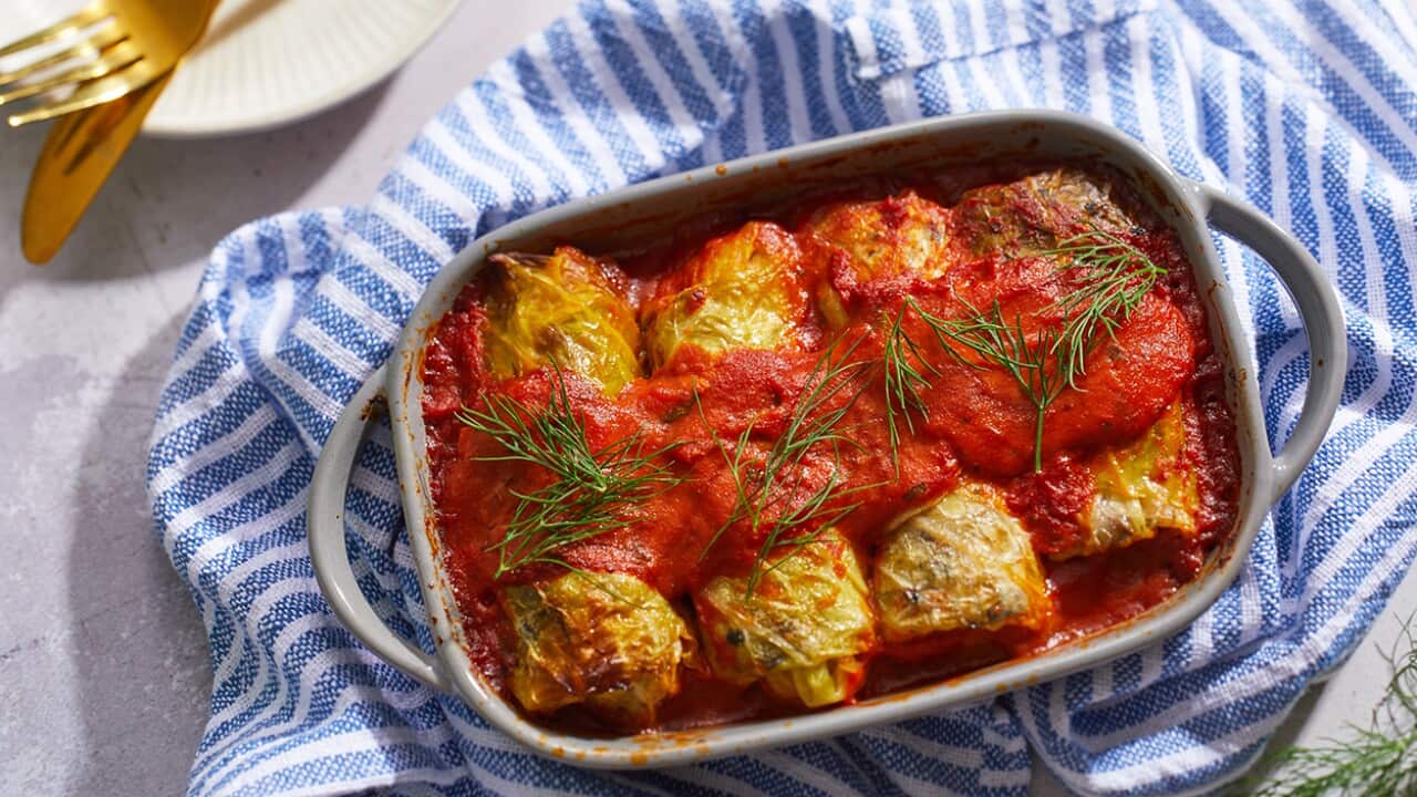 Vegetarian cabbage rolls-image