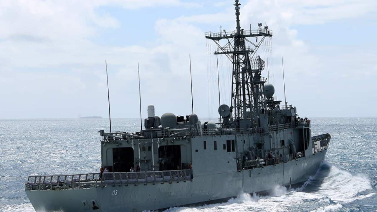 Australian Navy boat HMAS Tobruk