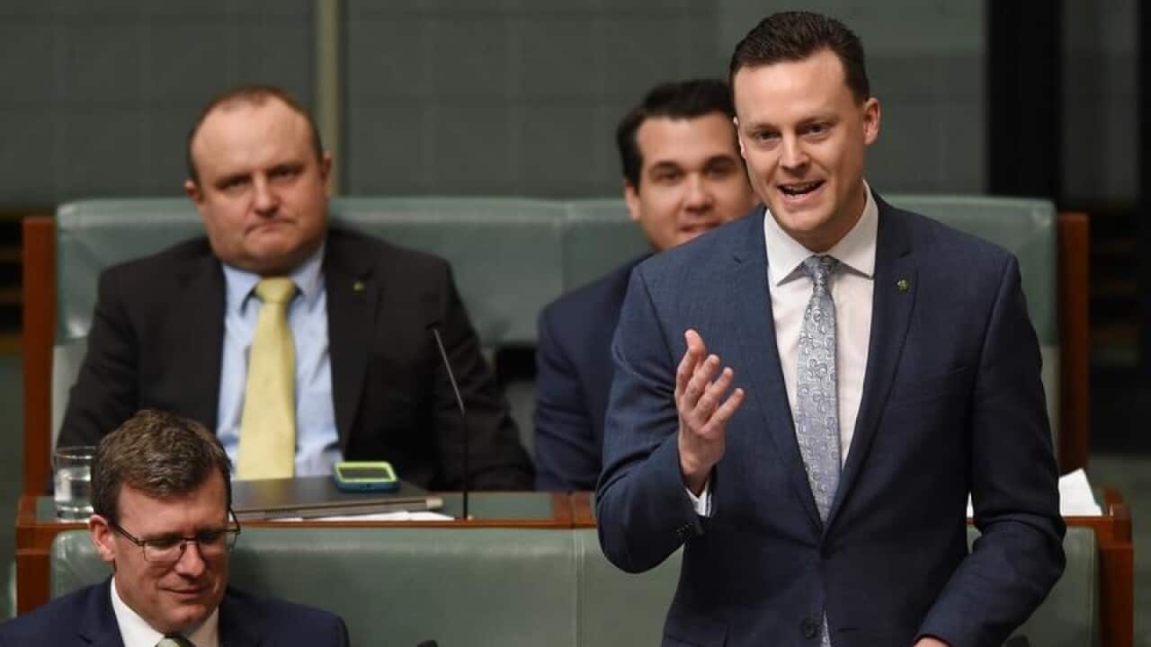 Liberal member for Dunkley Chris Crewther (R)