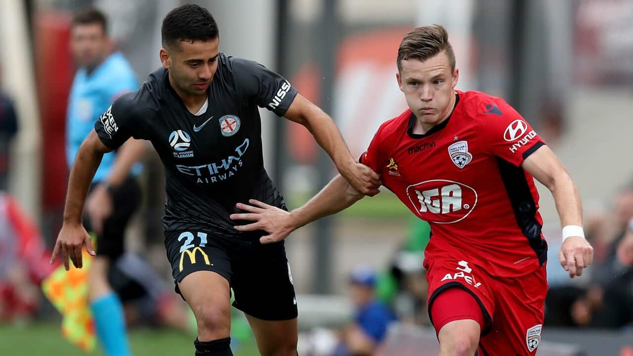 Melbourne City Luke Brattan Ramy Najjarine Daniel Arzani