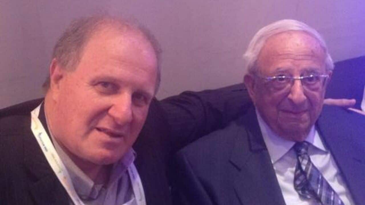 Yitzhak Navon Former President of Israel and Eitan Drori OAM