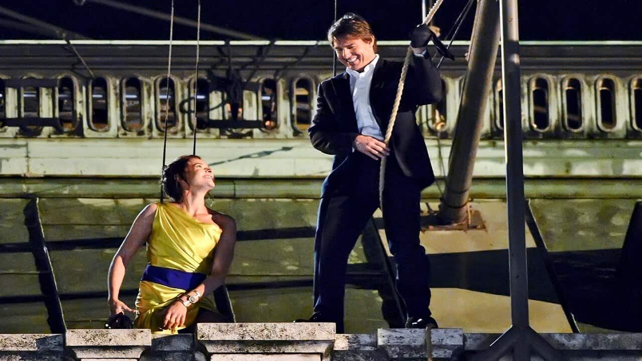 Tom Cruise and Rebecca Ferguson