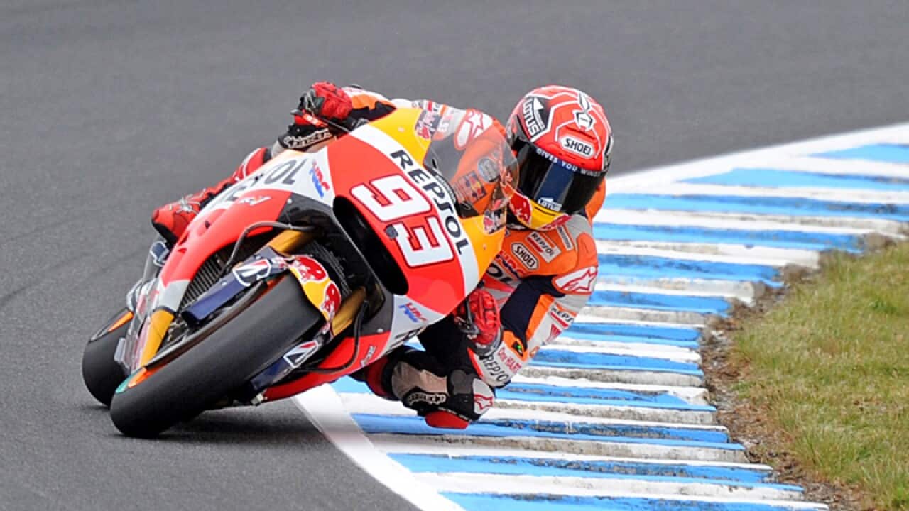 Reigning MotoGP world champion Marc Marquez