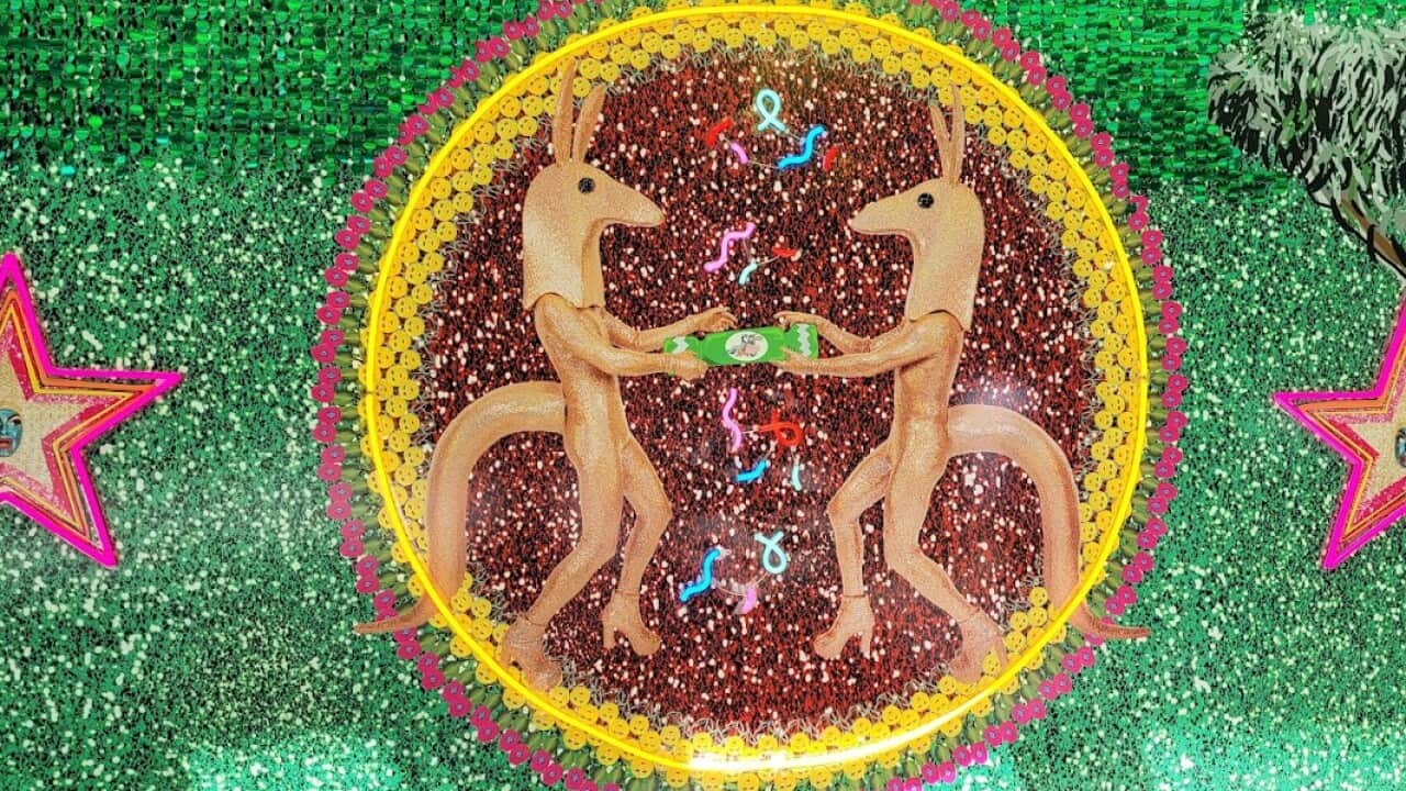 Christmas decorations in Melbourne 2021