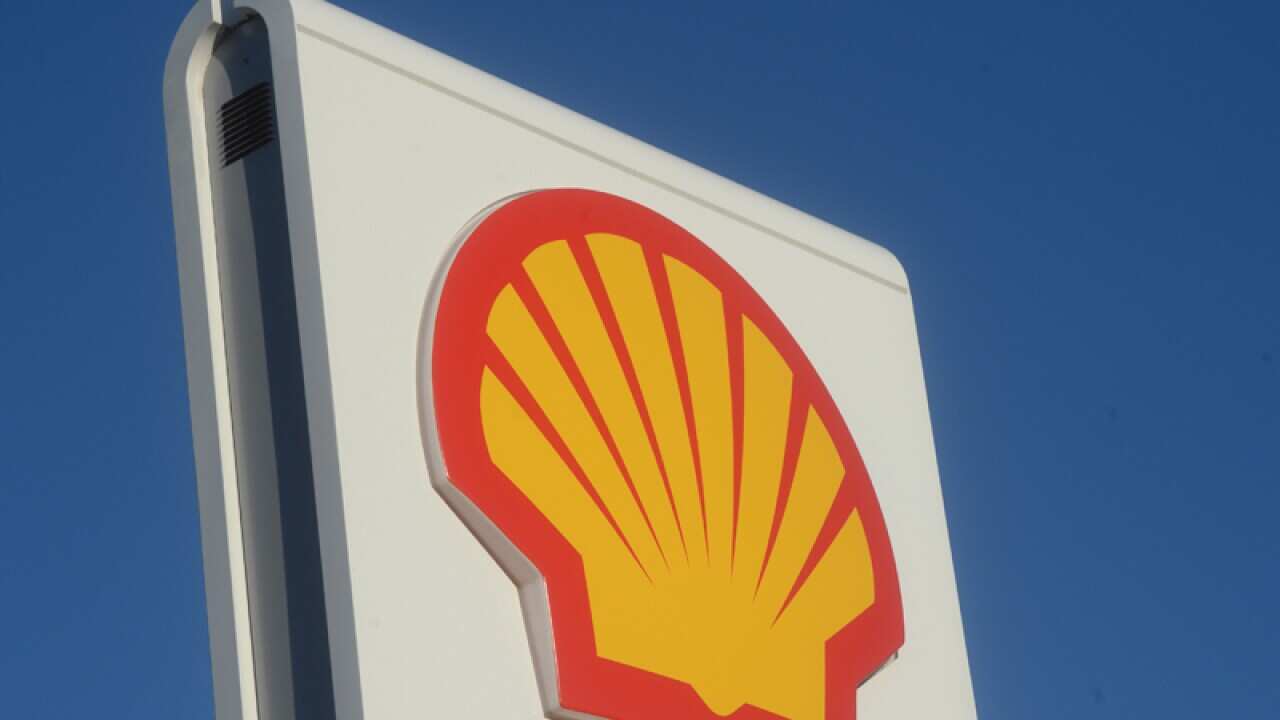 A Shell petrol station