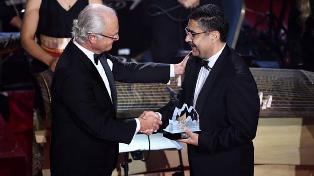 Ahmad Sarmast receiving Polar Music Prize from the Swedish King
