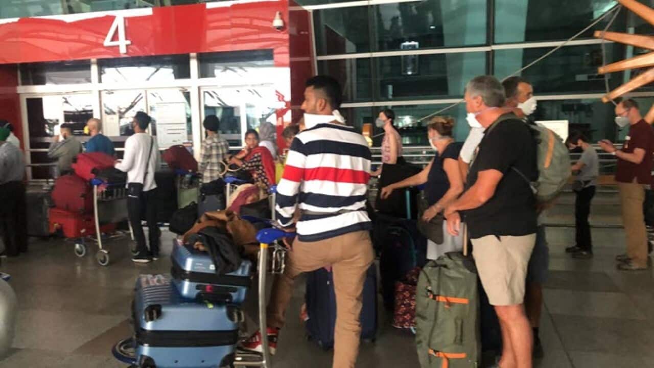 Australians travelling home