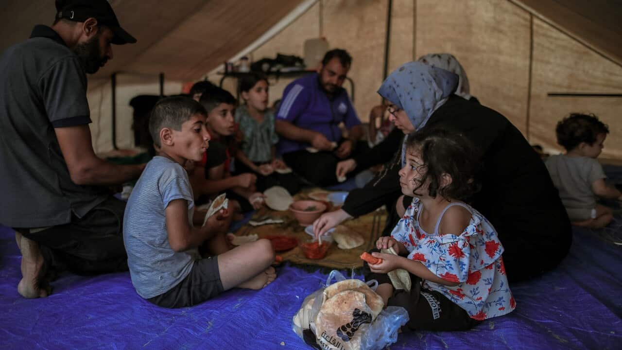A Tent Camp Pops Up In Southern Gaza