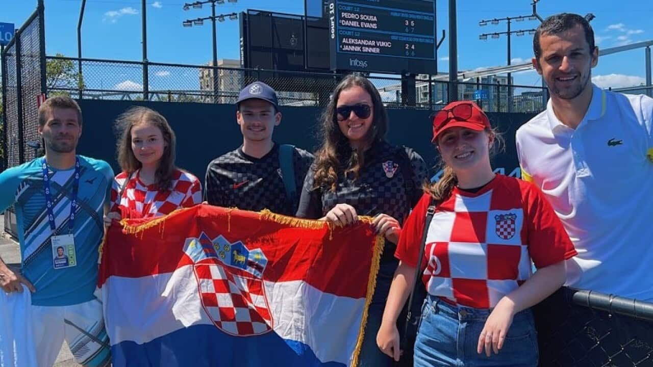 cro navijači supporters Australian Open
