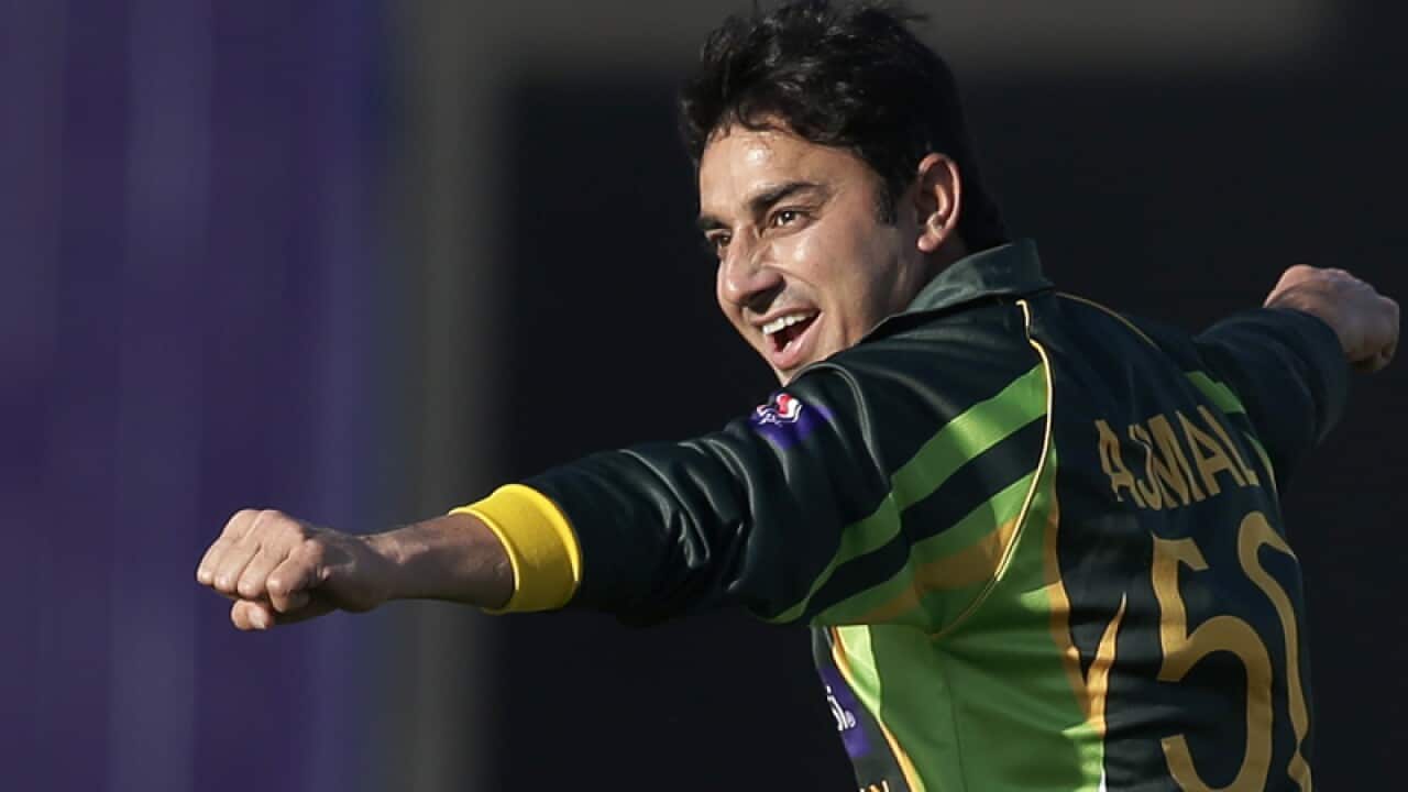Pakistan bowler Saeed Ajmal