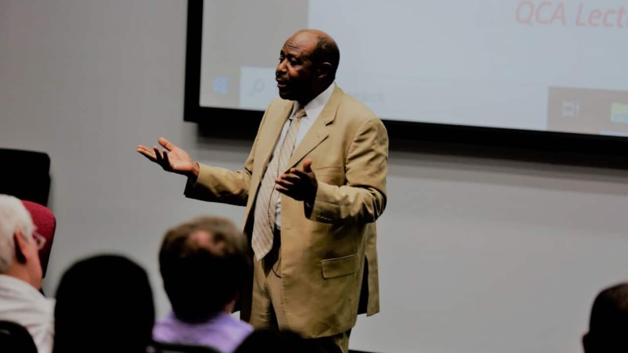 Mr. Rusesabagina à l’université de Griffith au Queensland