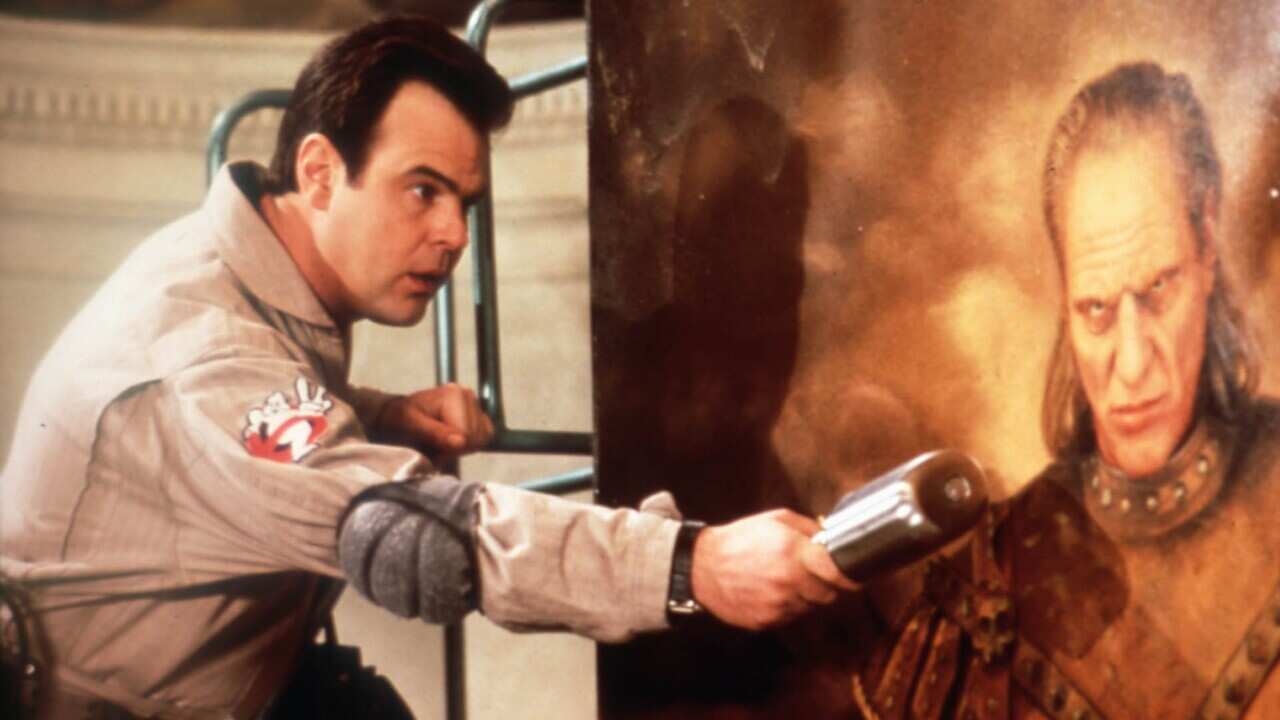 A still from 1989 film Ghostbusters II.