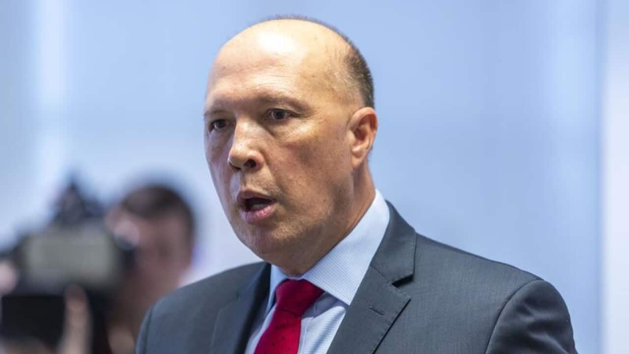 A file photo of Peter Dutton