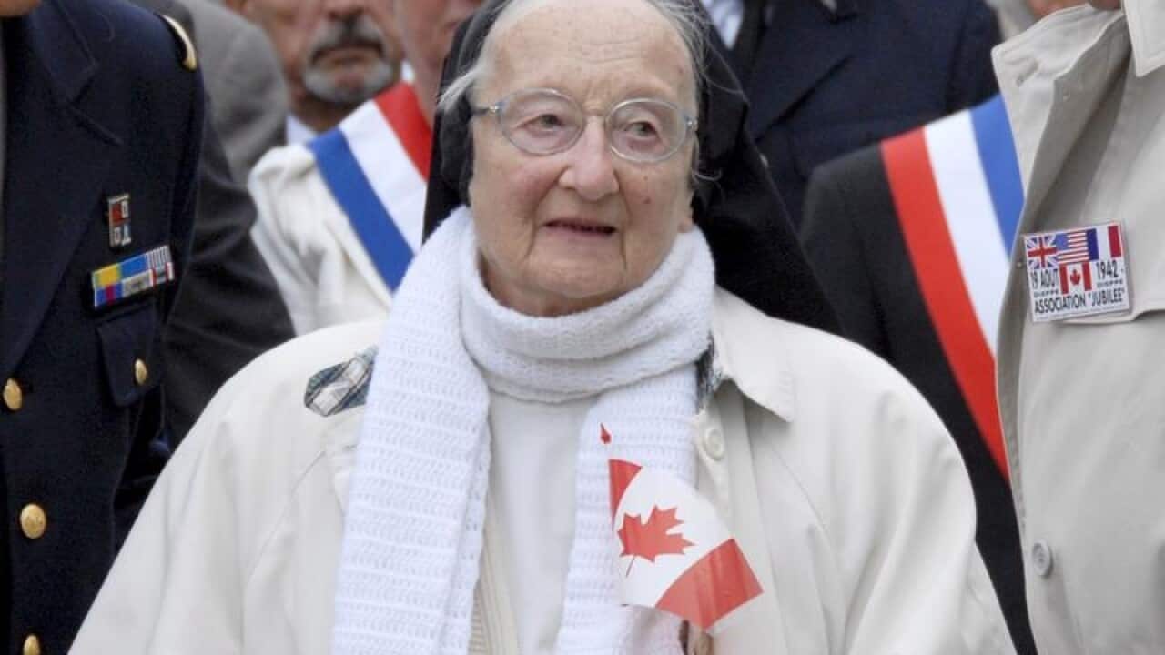 A file image of Sister Agnes-Marie Valois