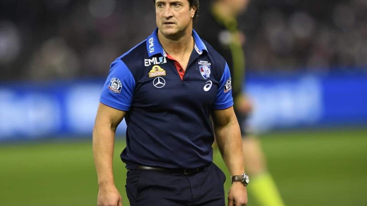 AFL BULLDOGS MAGPIES BEVERIDGE