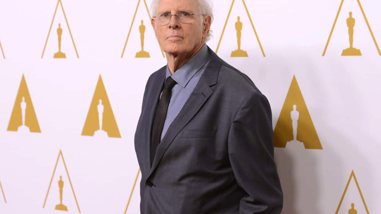 Bruce Dern arrives at the 86th Oscars Nominees Luncheon.
