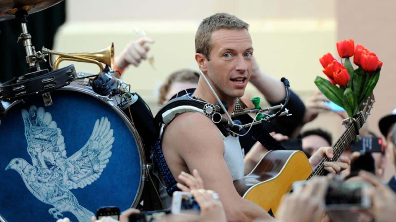 Chris Martin of Coldplay