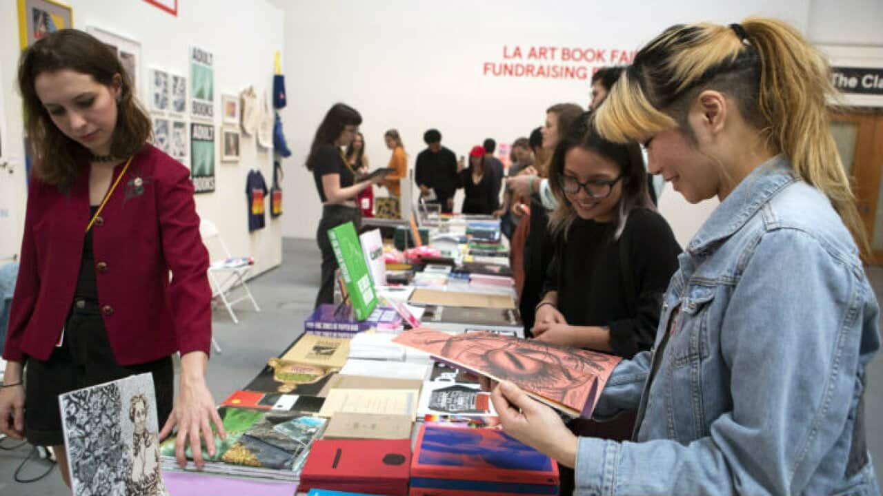Un'immagine della recente fiera del libro organizzata dalla National Gallery of Victoria