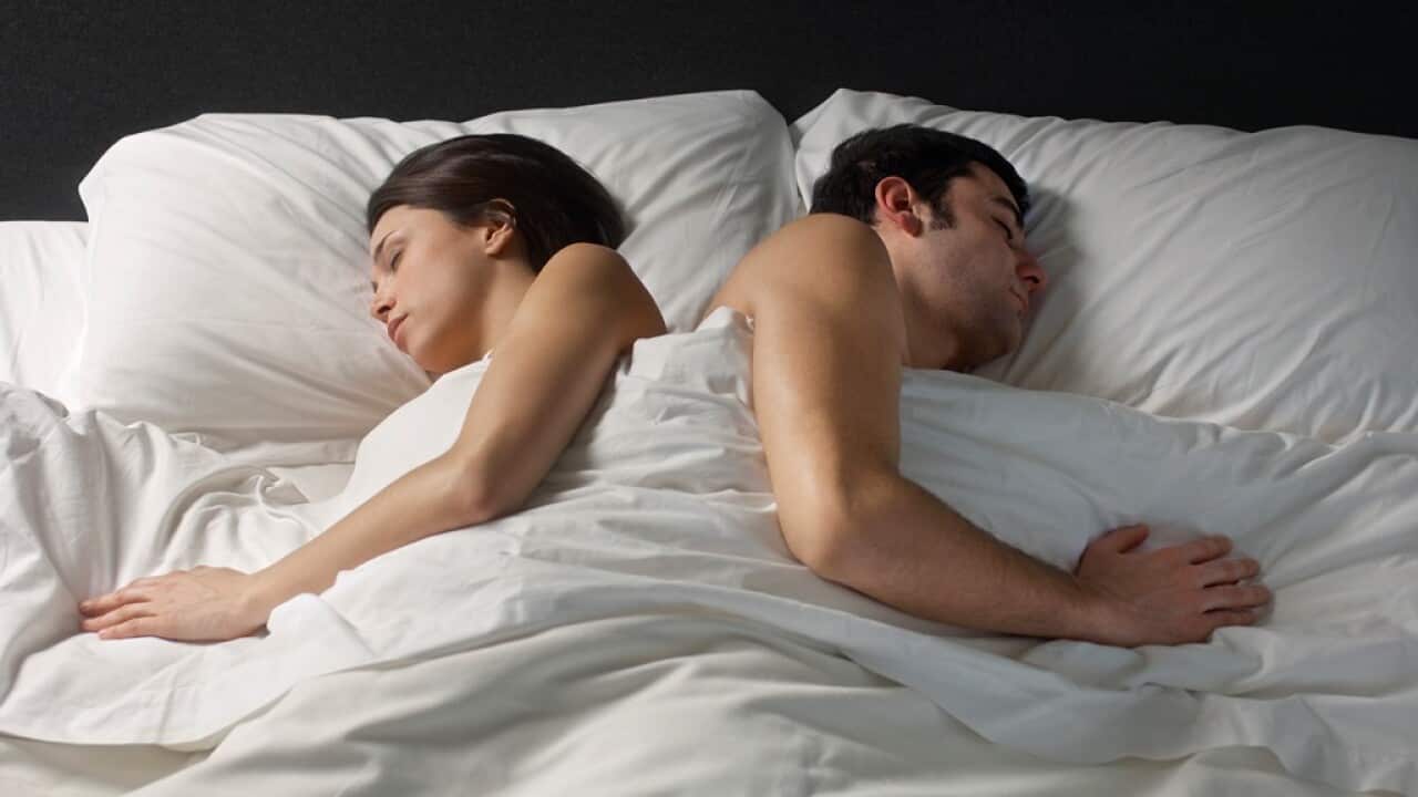 Sleeping couple