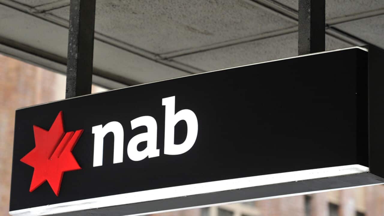 A NAB sign
