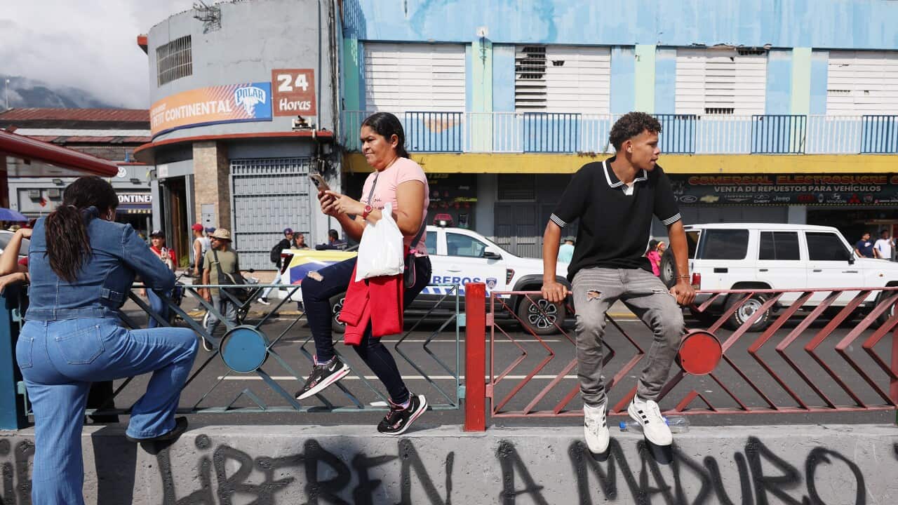 Chavistas march in Caracas for Maduro's freedom and in support of Rodriguez
