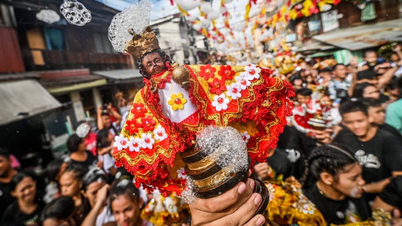 Sinulog, Pit Senyor, Cebu, Sto nino devotees