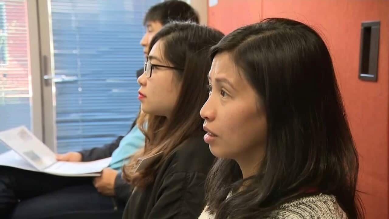 Image: An English class visits Shoalhaven Memorial hospital, NSW (SBS)