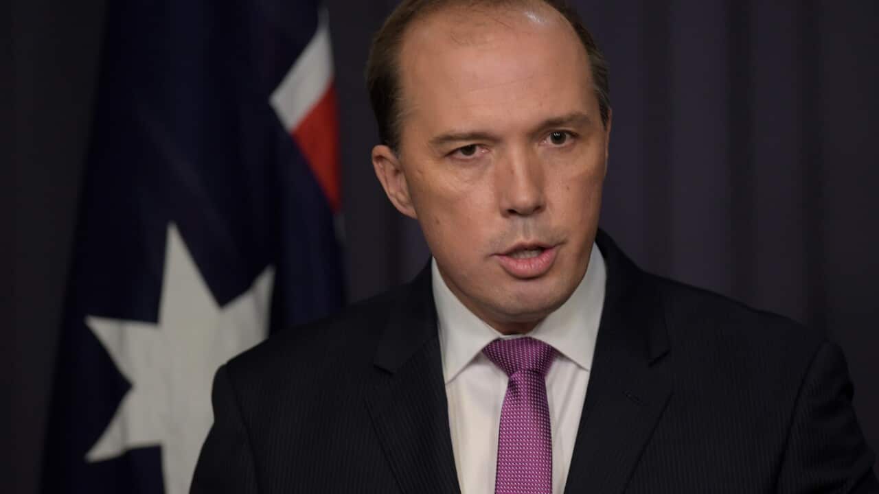 Australian Immigration Minister Peter Dutton 
