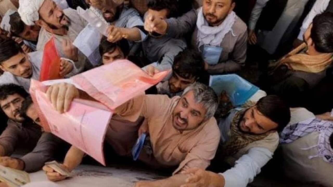 Afghan passport applicants