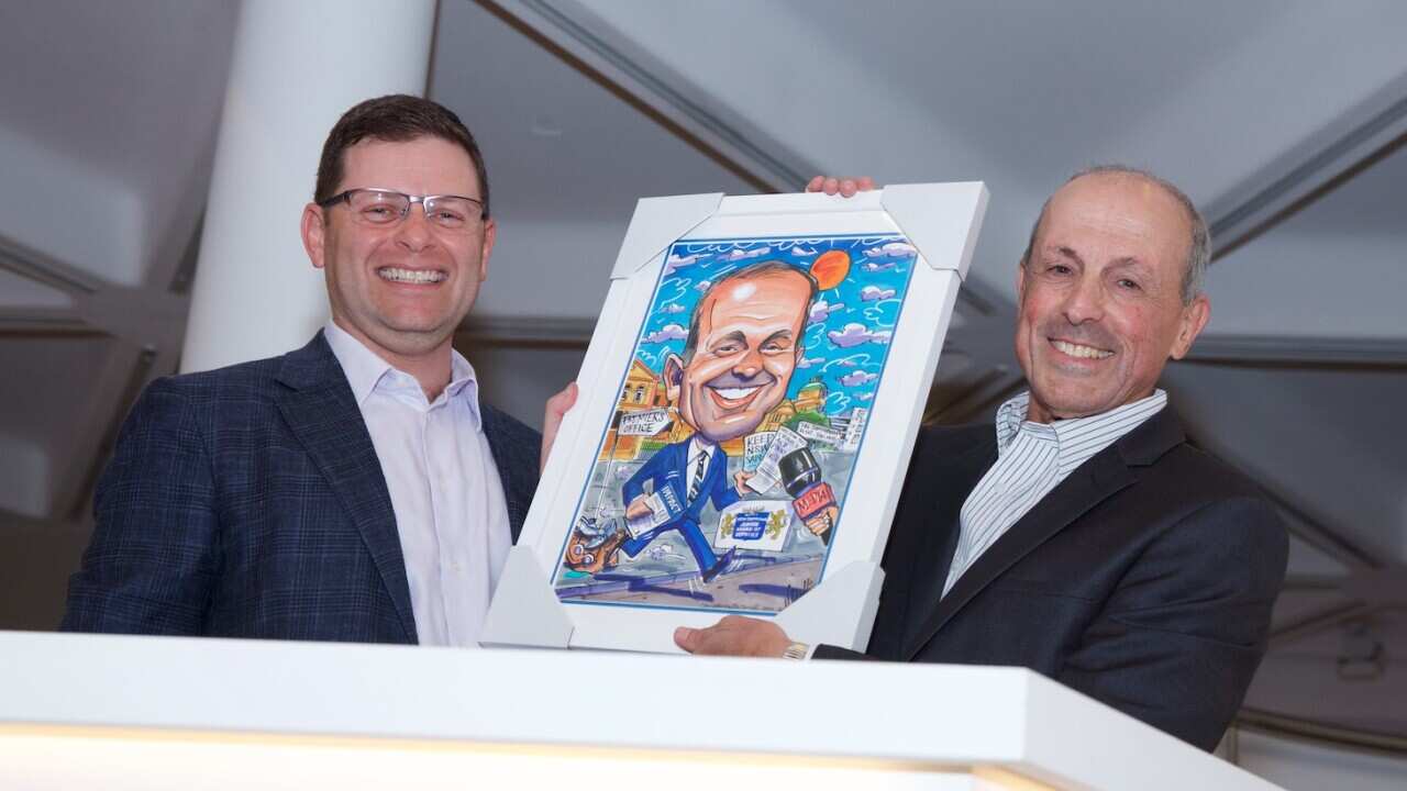 Vic Alhadeff with Lesley Burger