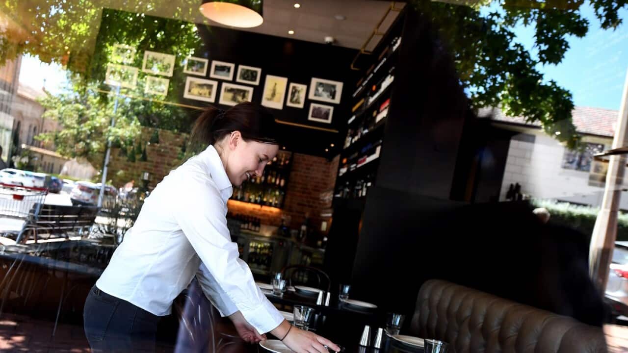 Cafe worker